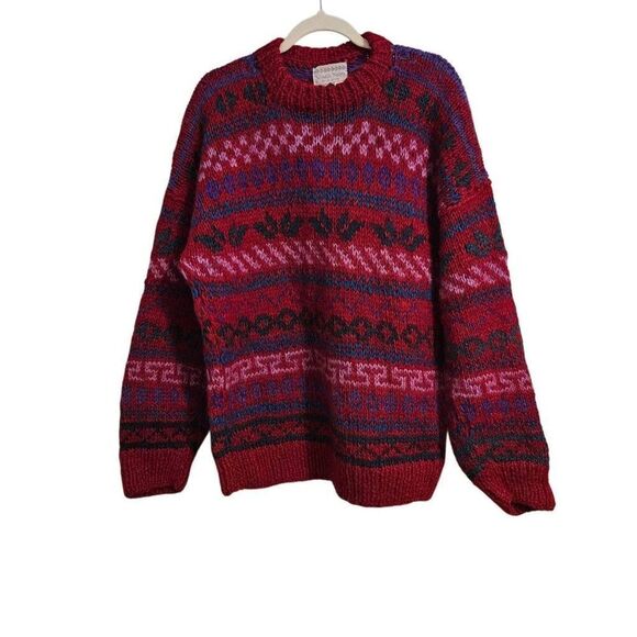 Nomadic Traders womens wool sweater. L. #898 - Picture 1 of 3